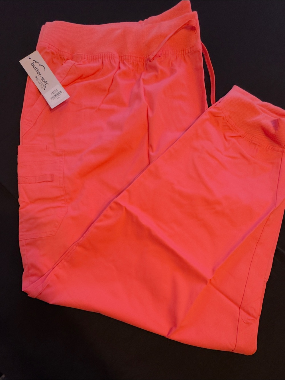 Butter-Soft Scrub Pants - Bright Orange